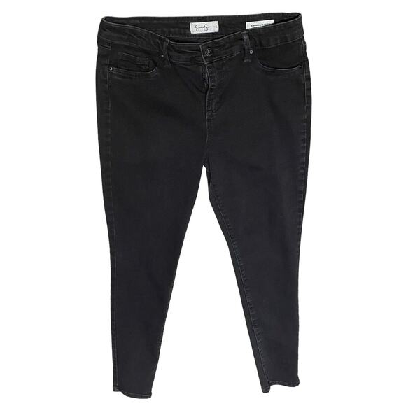 Jessica Simpson Kiss Me Super Skinny Jeans Black Women’s 10 30 - Picture 1 of 4